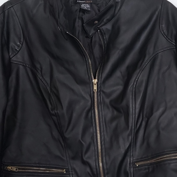 leather like jacket-removing to donate soon - Picture 2 of 11